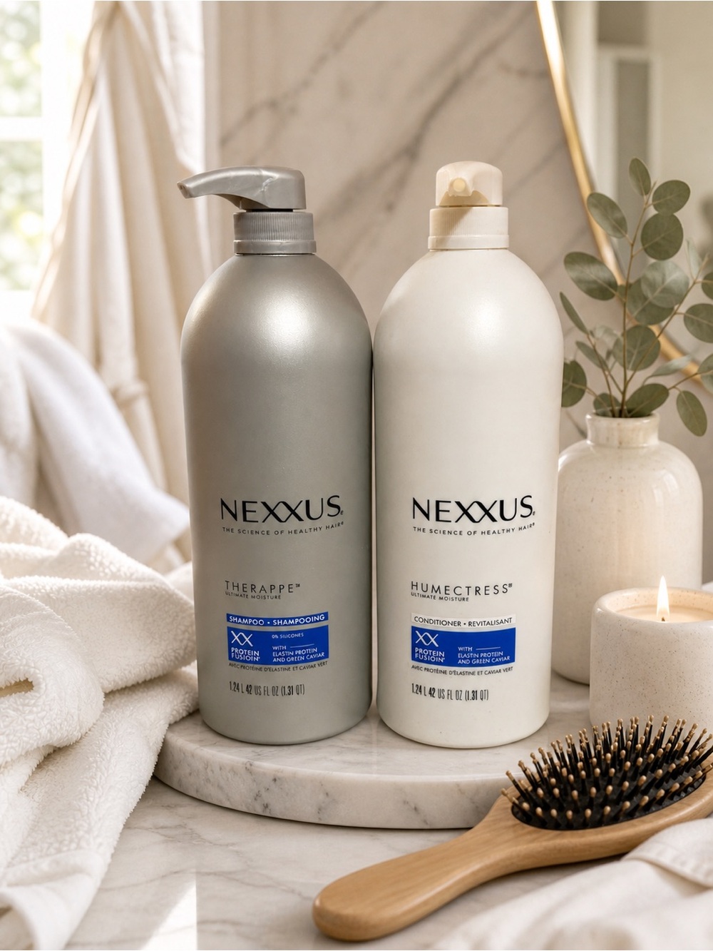 Nexxus Therappe Shampoo & Humectress Conditioner Salon Sized 1.24 Liter Duo